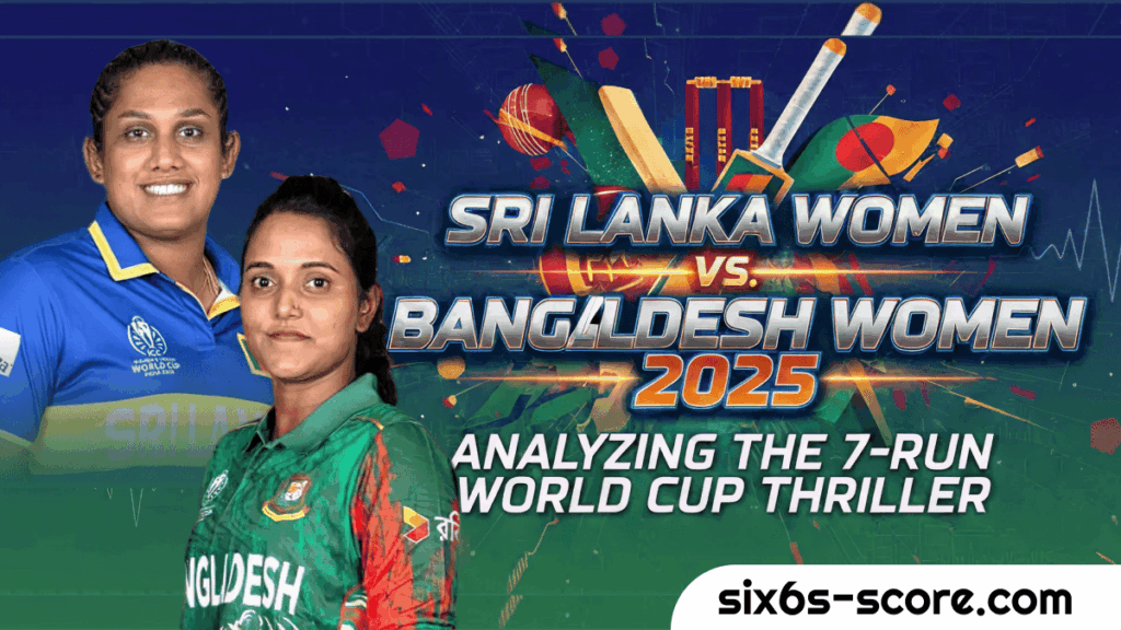 Sri Lanka Women's Cricket Team vs. Bangladesh Women's National Cricket Team Match Scorecard